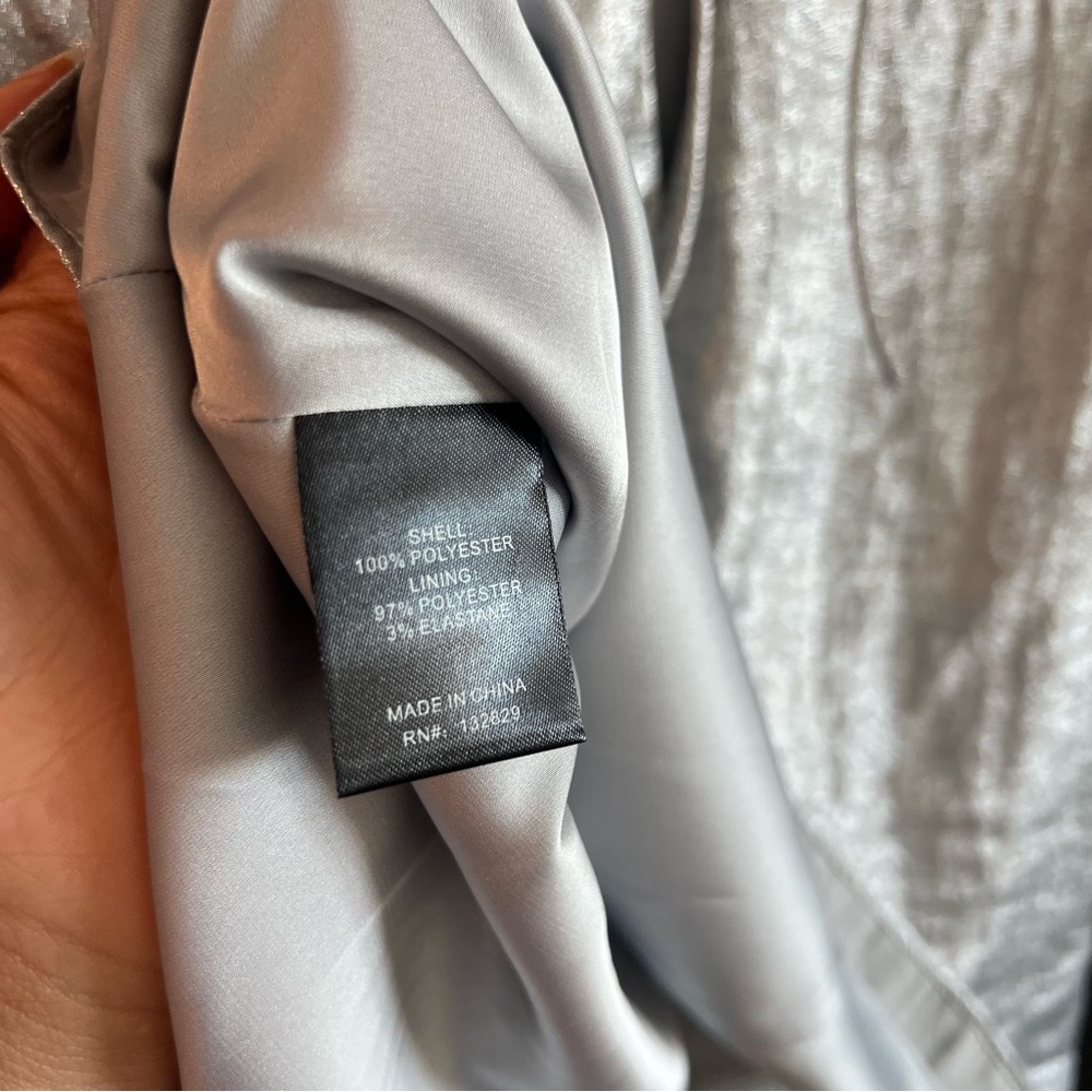 LOBA Lizzie Mini Dress in Silver Size XS NEW! New with tags! - Picture 8 of 9
